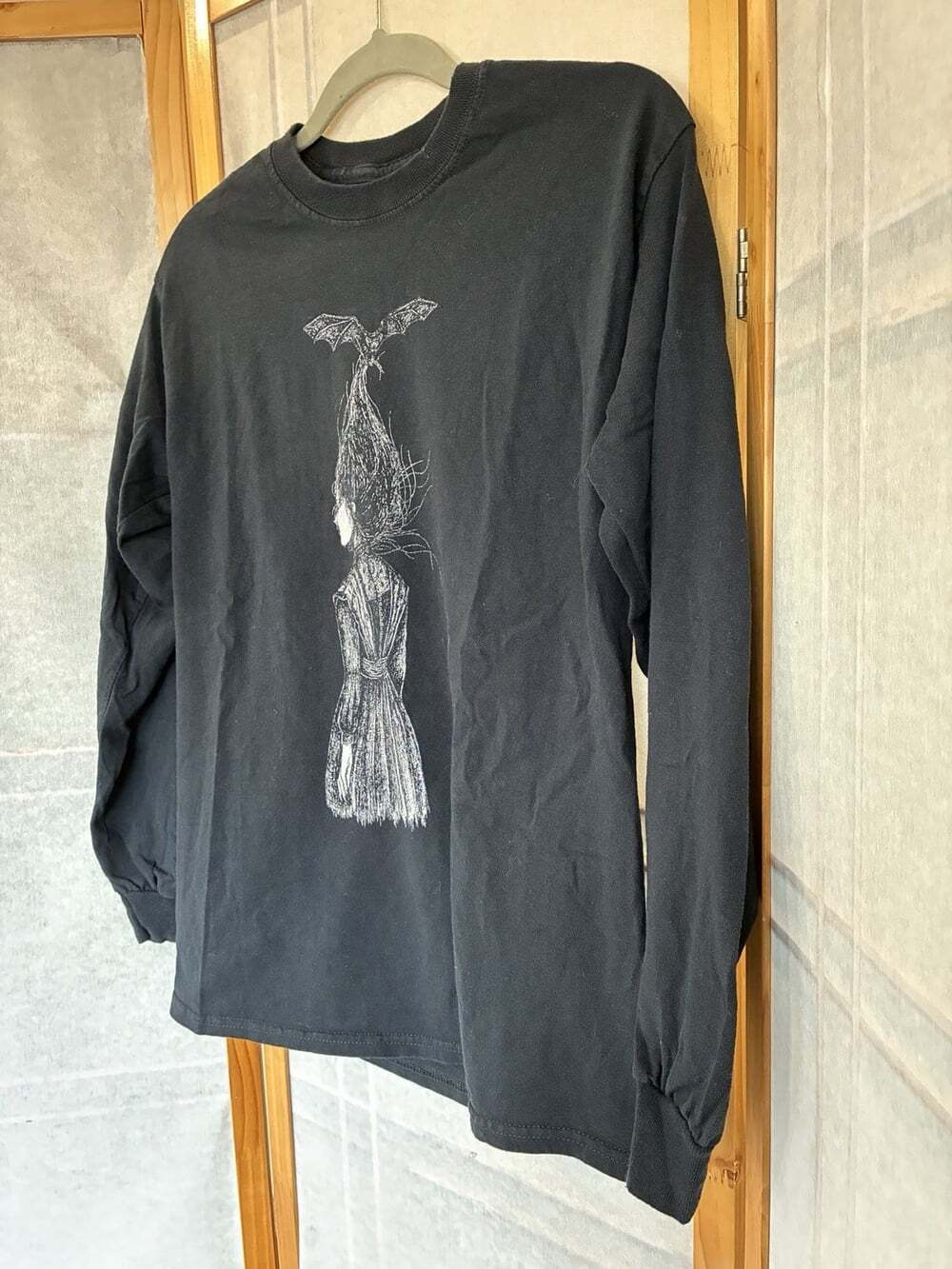 Women’s “Summoned By Darkness”Black Tee Shirt Medium Halloween Goth, Vampire - Picture 3 of 6